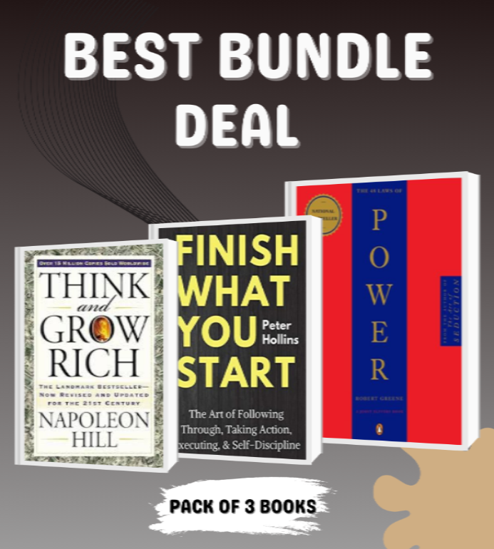 “Success Starts Here: Finish What You Start, The Power, & Think and Grow Rich Bundle
