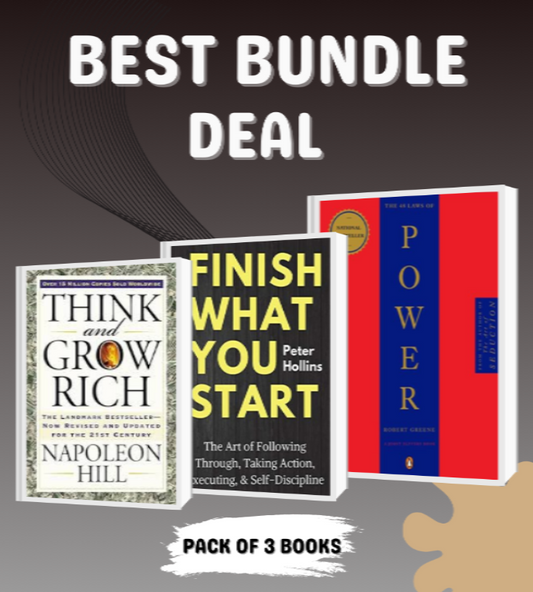 “Success Starts Here: Finish What You Start, The Power, & Think and Grow Rich Bundle